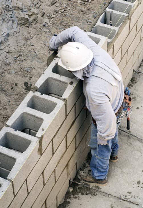 Privacy block wall