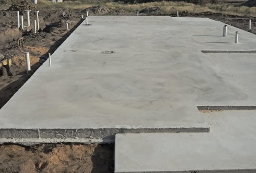 Post-tension slab foundation