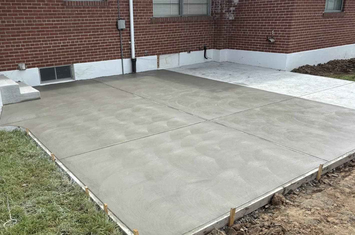 Stamped patio in Starwood